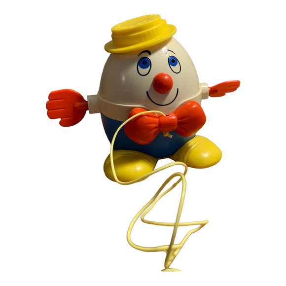 Vintage Humpty Dumpty #736 Fisher Price Pull Toy - Picture 1 of 5